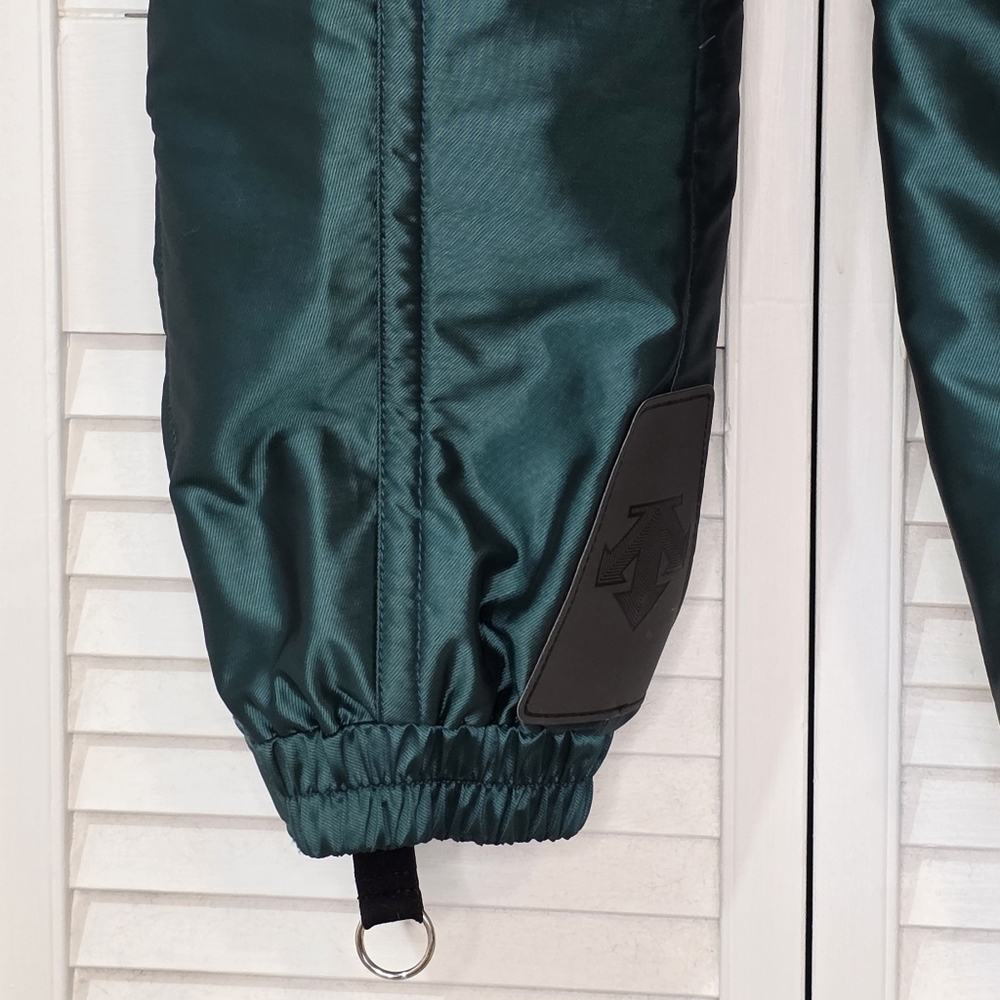 Descente Teal Ski Pants Golden Accents Size XS Weather Proof Perfect Condition - Picture 6 of 12